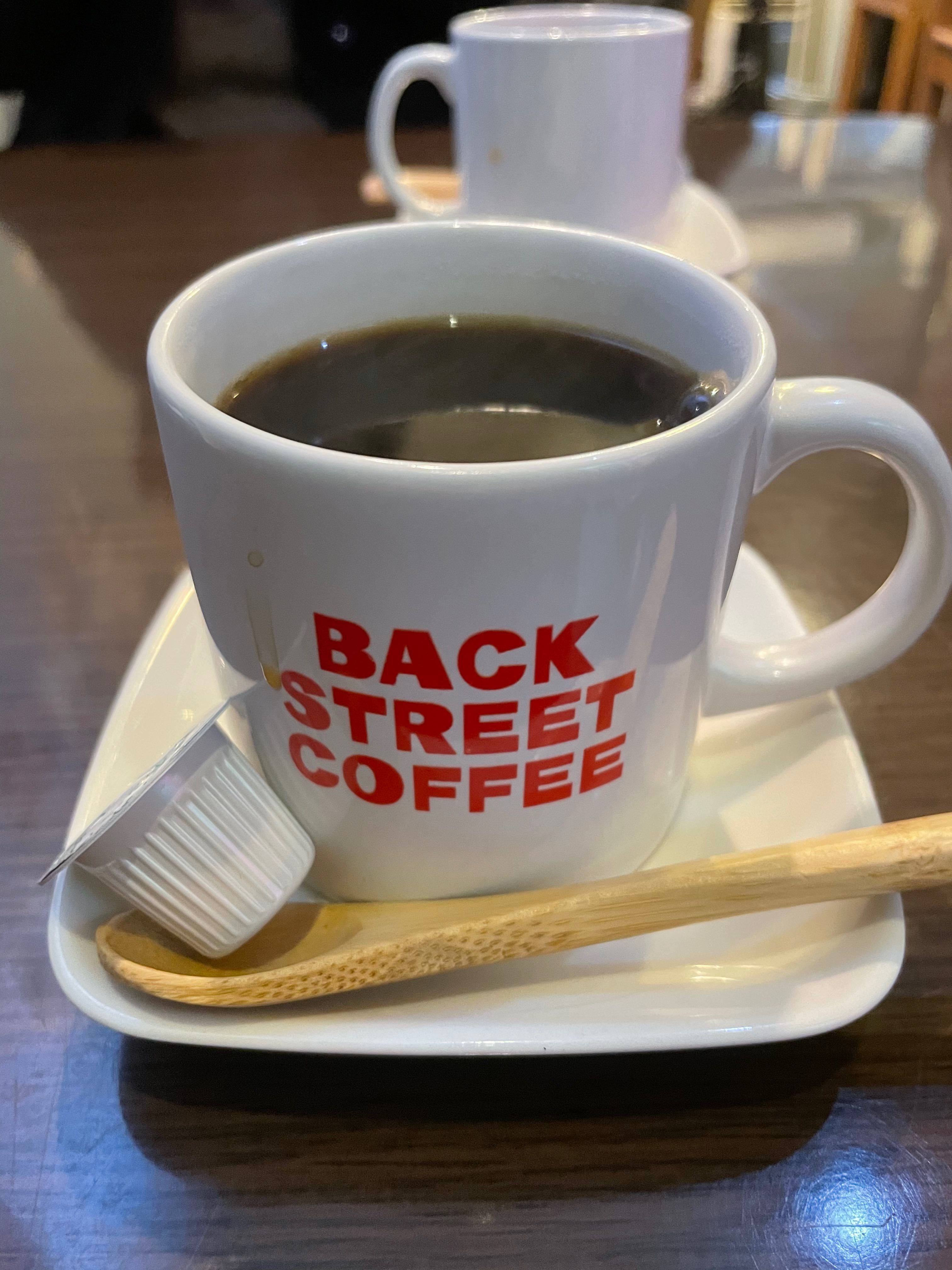 Back Street Coffee　ホットコーヒー