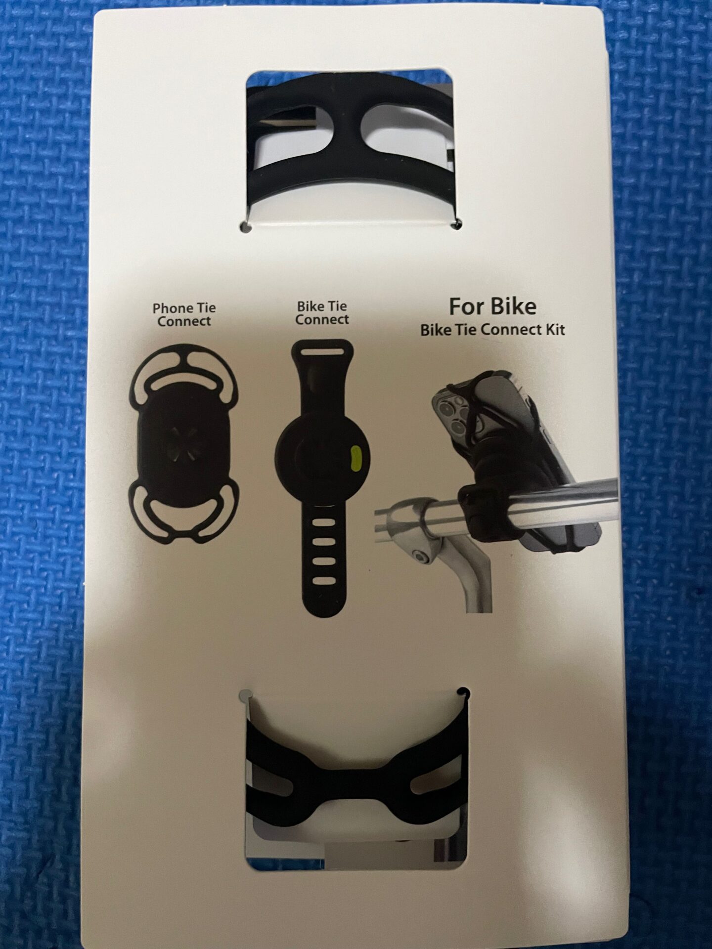 ロードバイク　スマートフォンホルダー　Tie Connect System (Bike Tie Connect)　説明