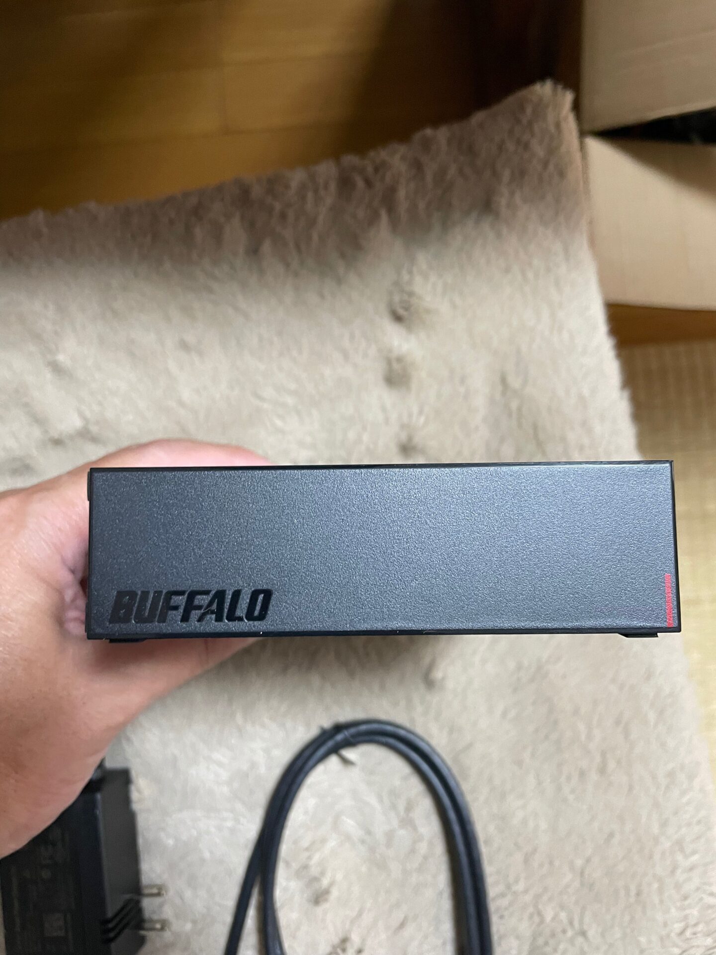 BUFFALO USB3.2(Gen.1)対応外付けHDD 4TB ブラック HD-LE4U3-BA　製品