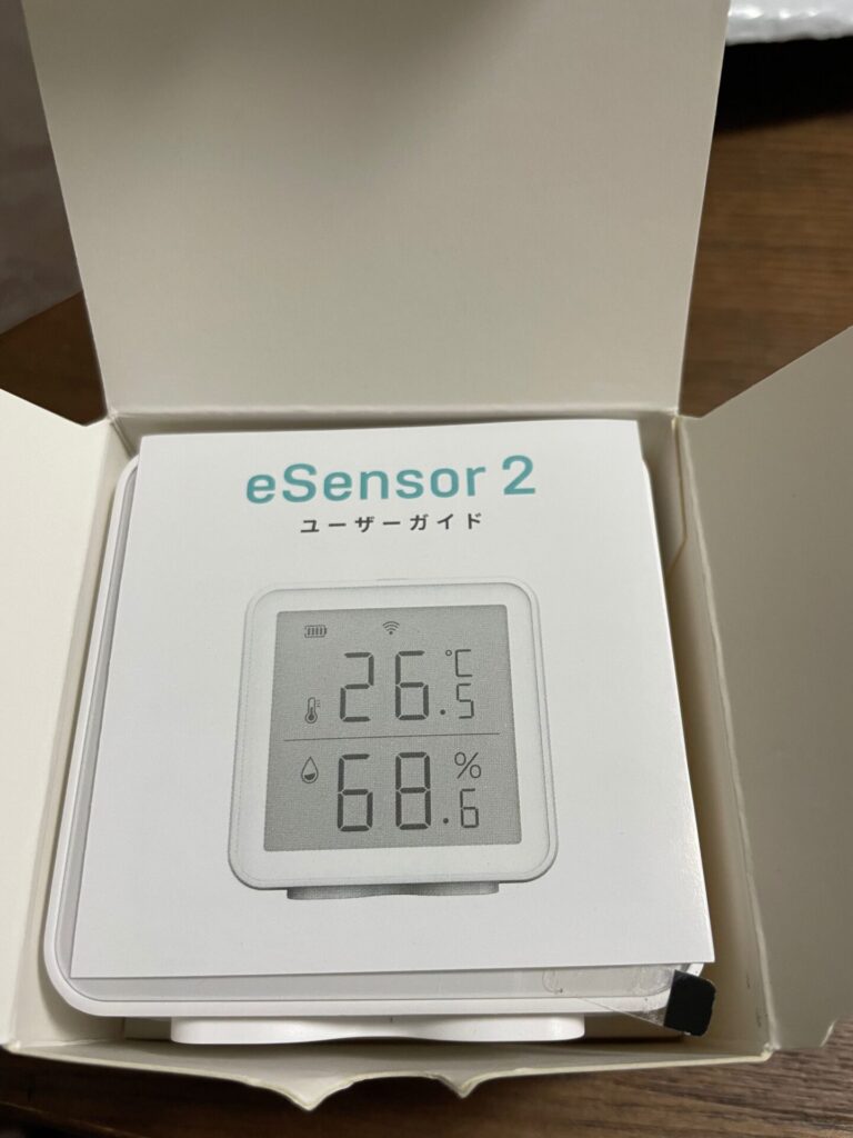 LinkJapan eSensor2 デジタルWiFi温湿度計　中身