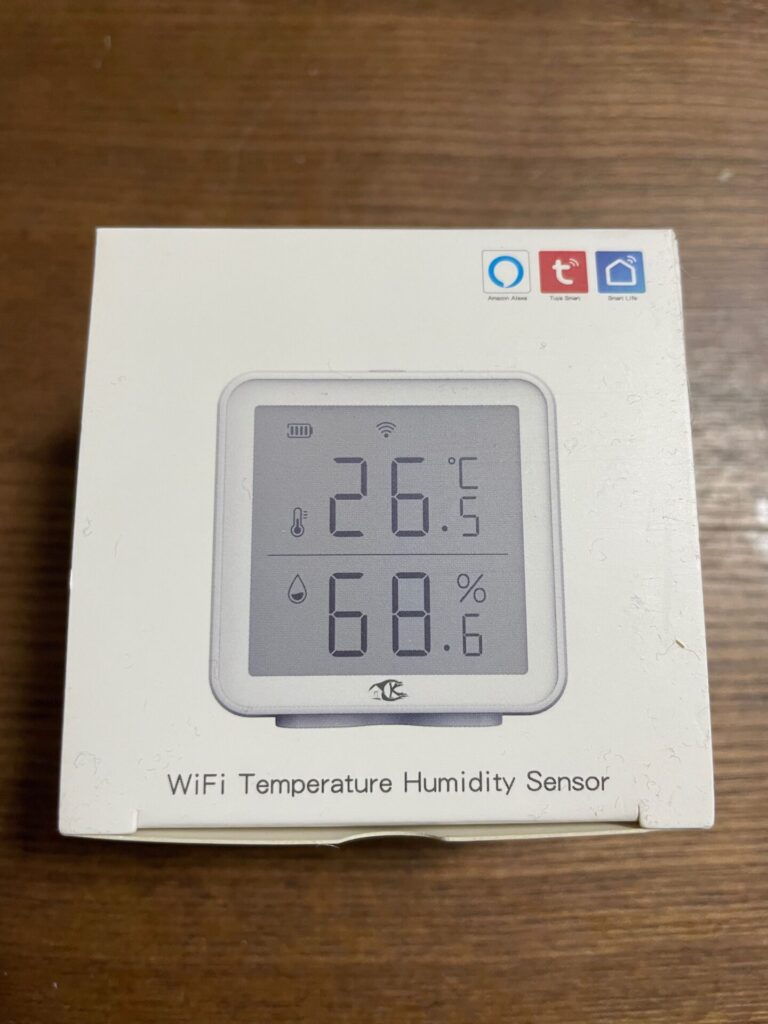 LinkJapan  HomeLinkアプリ　温湿度センサー　箱