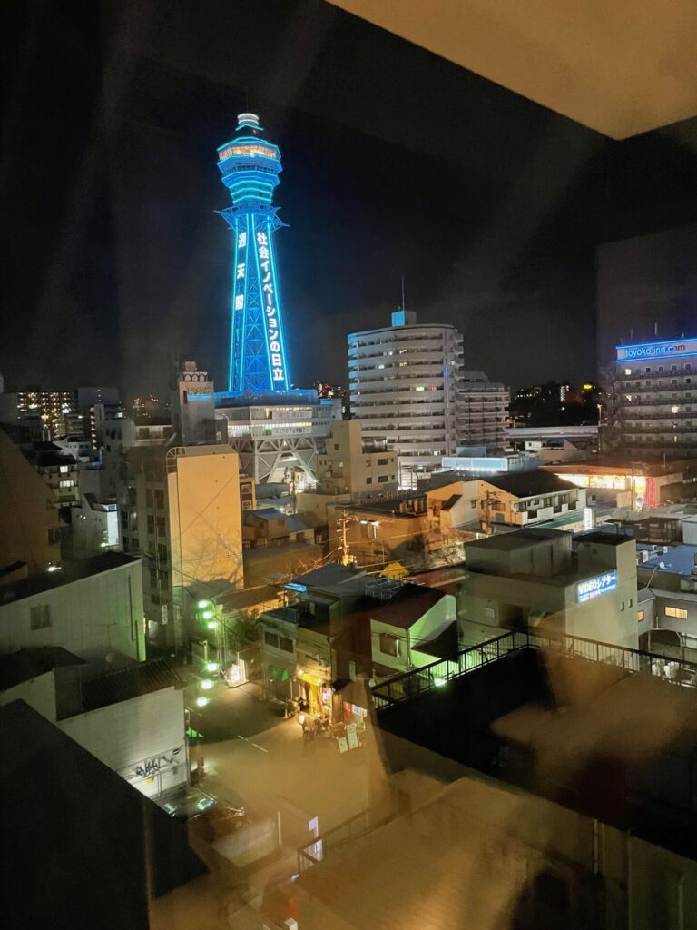 ジョイテルホテル新世界堺筋通　通天閣　大阪夜景