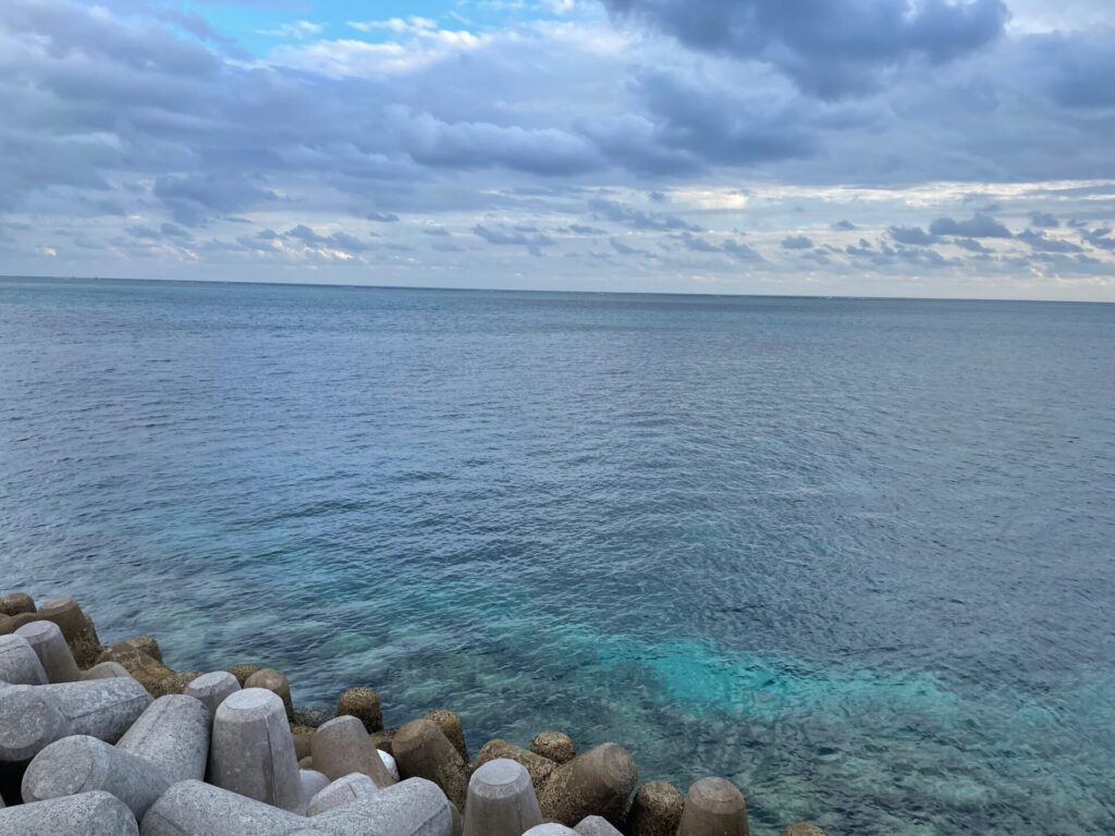 石垣島　サザンビーチ公園　海綺麗