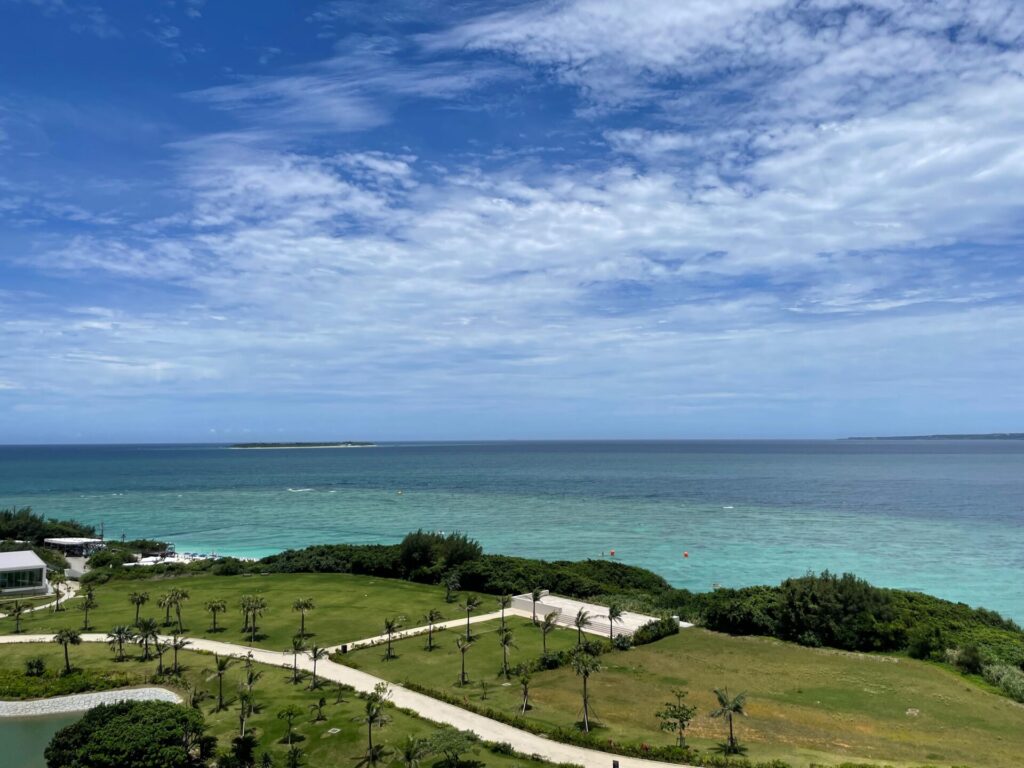 第6回 沖縄オープンウォータースイム瀬底島 ヒルトン　瀬底ビーチ　眺め　絶景