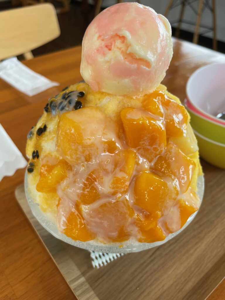 松田商店　フルーツかき氷