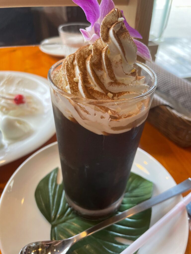 ハワイアンカフェ ホヌ　コーヒー　シナモン