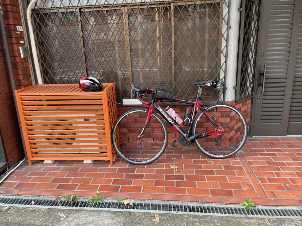 金剛山から奈良へサイクリング　スタート