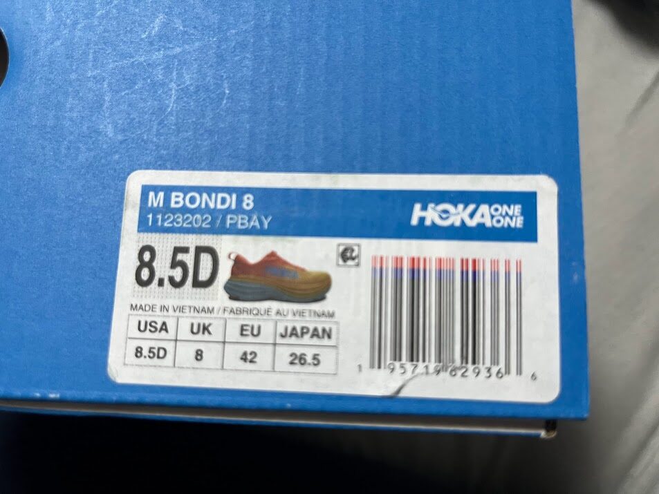 HOKA BONDAI8　詳細　品番