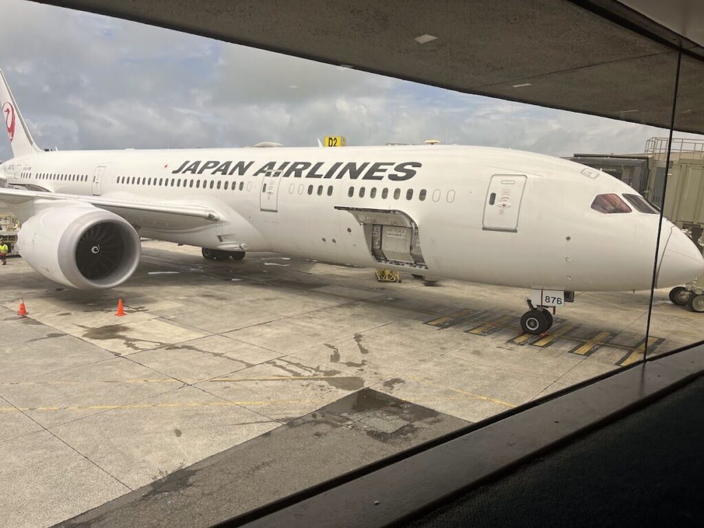 ハワイ　JAL　到着