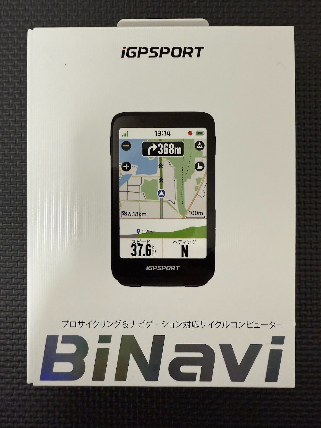 iGPSPORT ナビ特化サイコン BiNavi｜デブだけど…走り 泳ぎ 登り 乗り